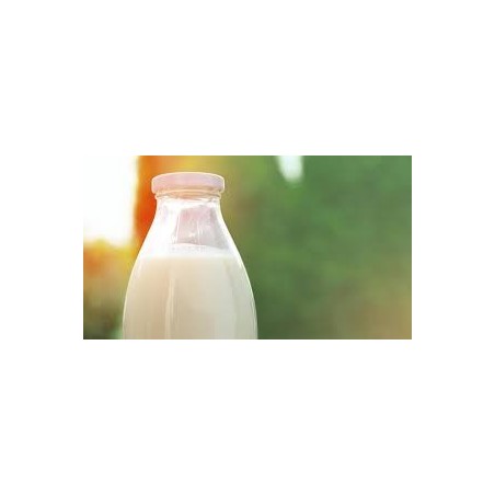 Leche semidesnatada de 500 ml de cristal
