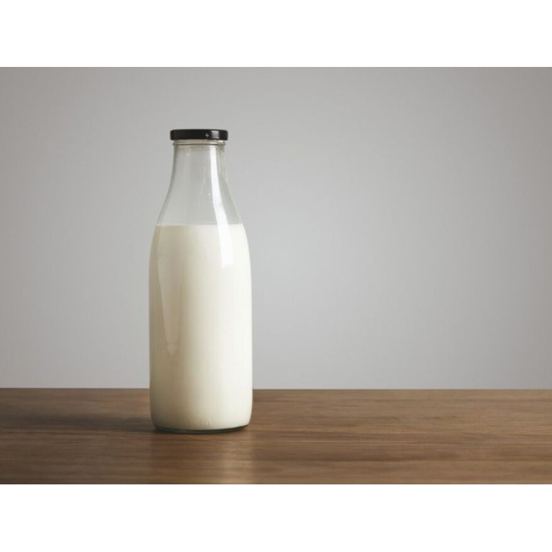 Leche desnatada de 300 ml de cristal Leche desnatada de 300 ml de cristal
