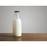 Leche desnatada de 500 ml de cristal