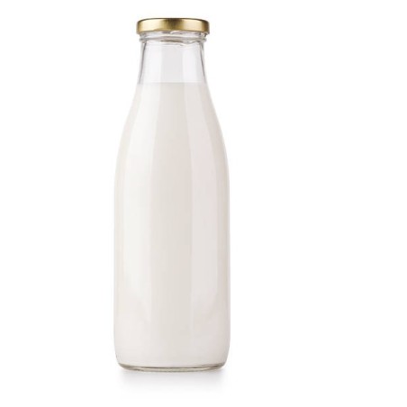 Leche sin lactosa de 500 ml de cristal