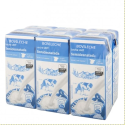 Leche semidesnatada briks de 200 ml